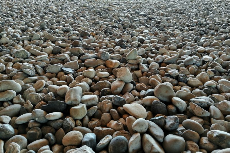 Pea Stone Installation