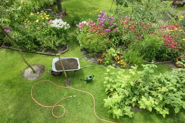 Flower Bed Construction in Chandler