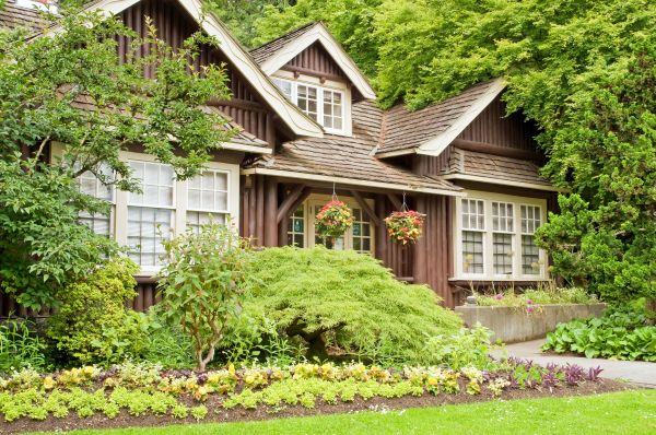 Log Home Landscaping in Chandler